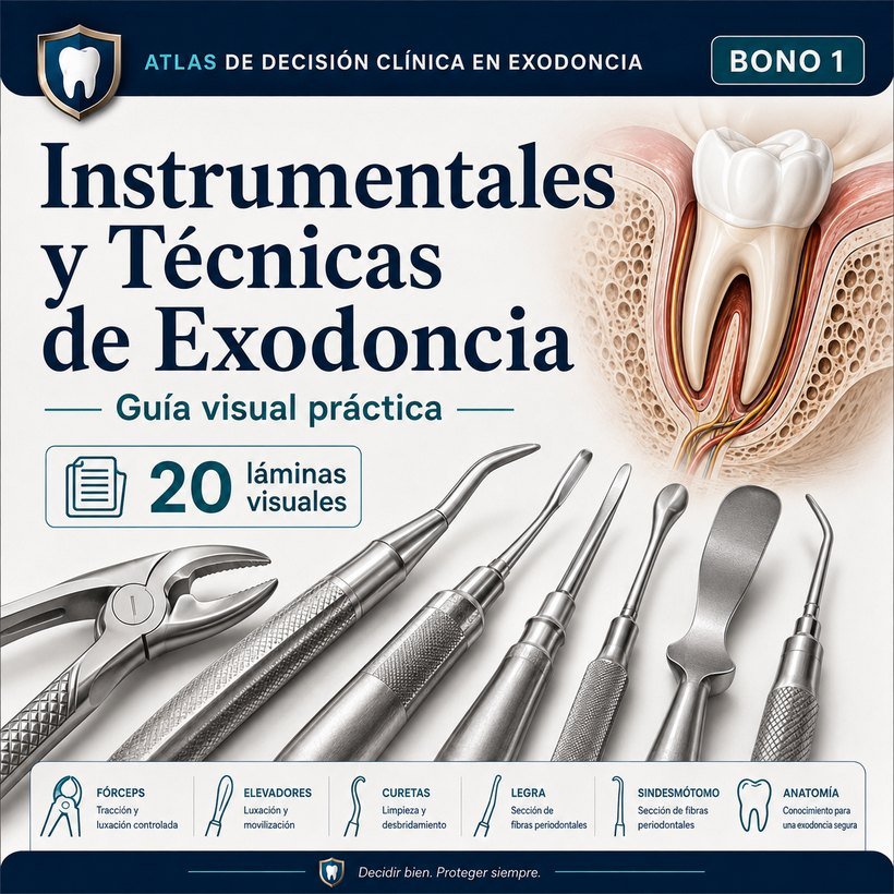 Portada del recurso complementario: Instrumentales y Técnicas de Exodoncia