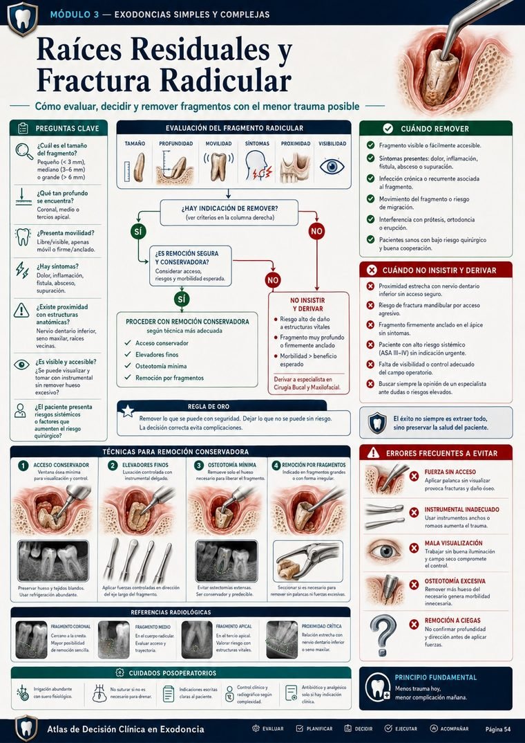 Raíces Residuales y Fractura Radicular